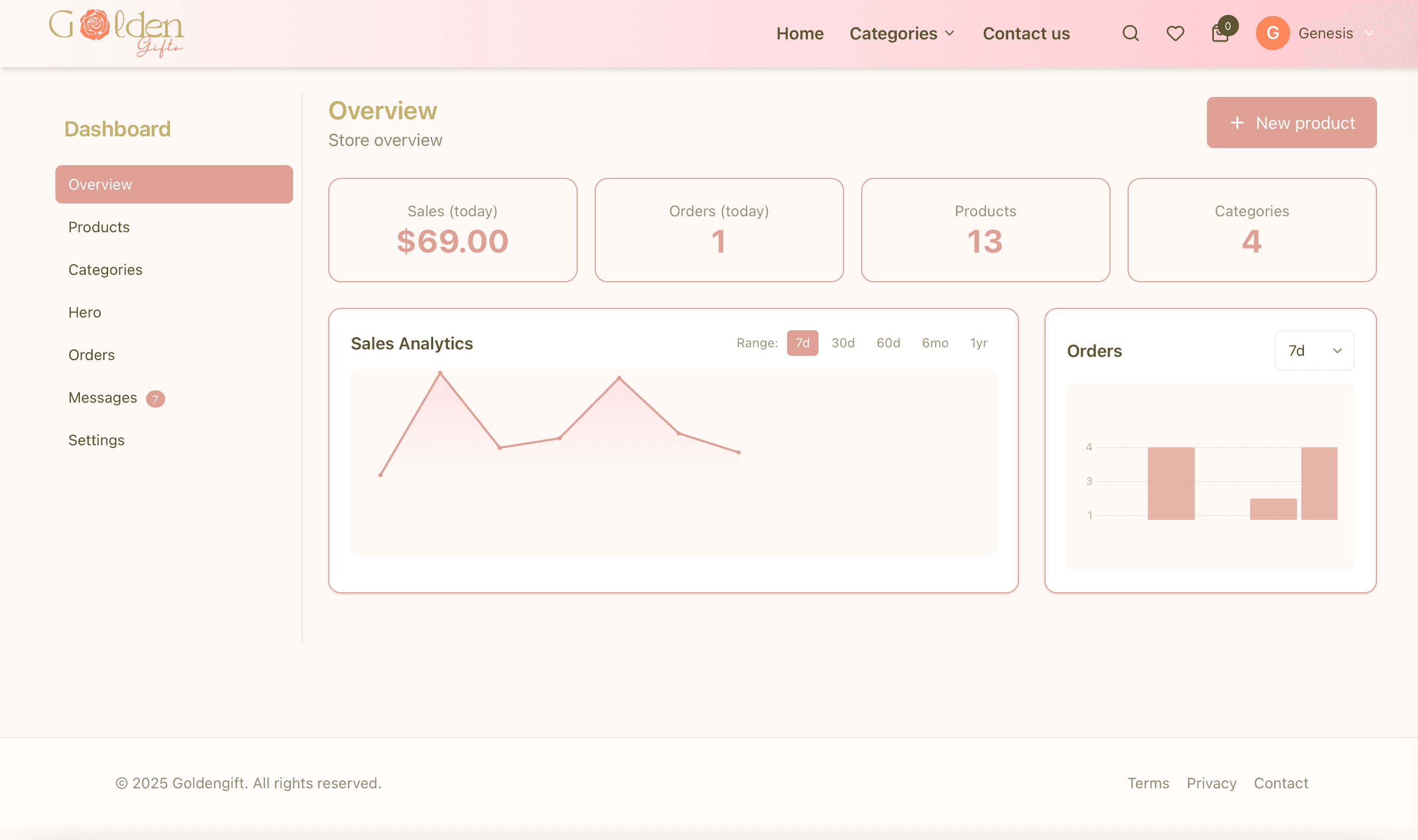 E-commerce Platform + Admin screenshot 1
